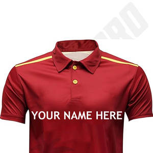 Maillot de cricket Coupe T20 en polyester, maillot de supporter de cricket, polo à enfiler, vêtements de sport, tenue d'entraînement d'équipe, respirant et résistant - Product Image 2