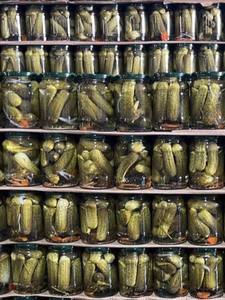 Vietnamese Traditional Fermented <b>Pickled</b> Whole Cucumbers in Mason Jar Bulk <b>Pack</b>-Sour Flavor Appetizer - Product Image 3