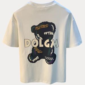 T-shirt Homme Oversize Imprimé Puff Manches Courtes Style Urbain Tendance Coton Respirant Été Décontracté Hip Hop Motif Graphique - Product Image 6