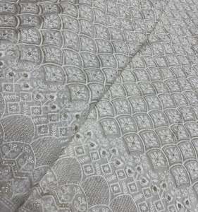 Premium Sequence Embroidery Fabric For Women Fashion Wear Designer <b>Garments</b> Party Wear Dresses Kaftan Abaya Bridal Wear - Product Image 4