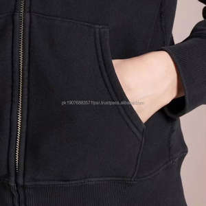 Sweat-shirt à capuche personnalisé pour femme, sweat-shirt polo en coton molletonné, anti-boulochage, respirant, pour femme - Product Image 4