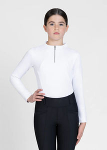 Kids Equestrian Base Layer Top Soft Stretch Fabric Stylish Fit <b>Riding</b> <b>Wear</b> Comfortable High Quality <b>Horse</b> <b>Riding</b> Base Layers - Product Image 4