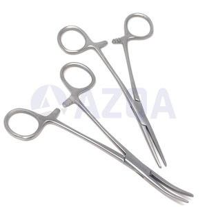 Stainless Steel Straight and Curved Kelly Forceps 5.5 Inch Professional for Body Jewelry Placement and Changing - Product Image 2
