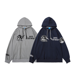 เสื้อฮู้ดดี้วินเทจผู้ชาย ผ้าฝ้าย 100% ปักโลโก้ตามสั่ง ทรงโอเวอร์ไซส์ สวมใส่สบาย ขายส่งเสื้อฮู้ดดี้ - Product Image 1