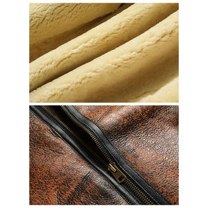 เสื้อโค้ทหนังสีเงินสุดเท่สำหรับผู้ชายที่มีรูปร่างเพรียวบางและดูโดดเด่น - Product Image 3