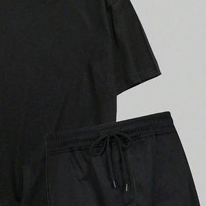 Summer Men's T-shirt <b>Set</b> <b>2</b> <b>Piece</b> Men's Sportswear Suit Sports Fitness Custom Brand Printed Short Sleeve Two <b>Piece</b> Shorts <b>Set</b> Men - Product Image 4