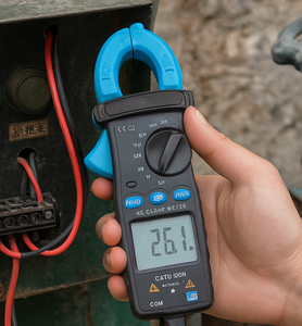 Pinza Amperimétrica Digital AC/DC 600V 600A, Multímetro, Voltímetro, Ohmímetro Profesional, Medidor de Capacitancia, Frecuencia y Temperatura - Product Image 6