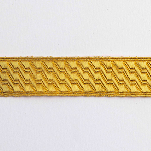 Premium Quality Gold Mylar Braid French <b>Wire</b> <b>Ribbon</b> Twisted Fringe Custom Made Eco-Friendly Embroidered Tassel Shoes Trim Alpha - Product Image 2