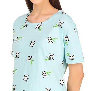 Ensemble T-shirt et short de couleur unie au meilleur prix, 100 % coton, pour femme, manches courtes, avec short, 2026 - Product Image 6