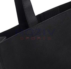 Bolsas de Compras de Algodón con Logotipo Personalizado de Alta Calidad, Bolsas de Compras Reutilizables de Gran Tamaño con Patrón de Letras - Product Image 2