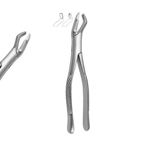 Fórceps de extracción Patrón americano Fig 53R Molares superiores Derecha Calidad alemana Starnderd Instrumentos quirúrgicos dentales Pakistán - Product Image 1