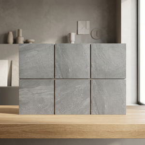 Baldosas de porcelana para exteriores Black Onyx de 60x60x2cm, resistentes, para entradas de vehículos y piscinas, baldosas de exterior de Indonesia para patio. - Product Image 6