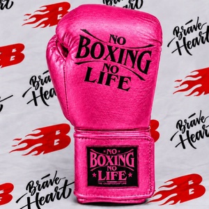 Gants de boxe en cuir de qualité supérieure, orange et noir, « No Boxing No Life », design très vendu, équipement d'arts martiaux pour adultes et jeunes, MMA - Product Image 6