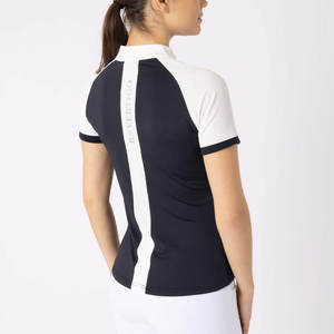 Camisa de competición para mujer con cuello alto, venta en línea, precio mayorista económico, camisa con logo a la moda en oferta - Product Image 4