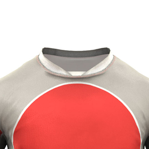 Conjunto de Camiseta de Fútbol Roja y Gris para Hombre, Manga Corta, Cuello Redondo, Absorbe la Humedad, 100% Poliéster, Ajuste Atlético, para Todas las Temporadas - Product Image 4