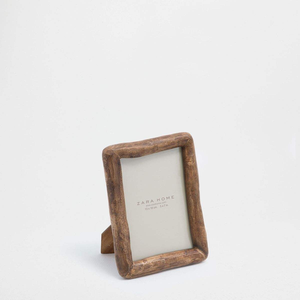 Cadre photo en bois fait main durable avec bordures sculptées en couleur, design moderne, paysages naturels, images spirituelles et divines, écologique - Product Image 2
