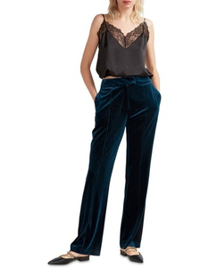 Pantalon en velours de luxe pour femme 2026 – Taille haute, jambe large, extensible et doux – Collection décontractée et confortable - Product Image 3