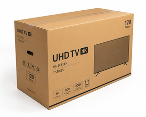 กล่องกระดาษแข็ง 7 ชั้นสั่งทำขายส่งสำหรับการขนส่งทีวีขนาดใหญ่ - Product Image 1