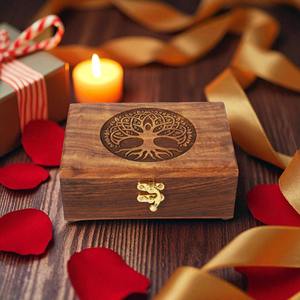Standard Size Custom Laser Engraved Wooden <b>Box</b> Multi Laser Engraved Wooden <b>Box</b> Jewelry <b>Box</b> Storage <b>Box</b> Wholesale Office Case - Product Image 4