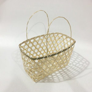 Panier cadeau de Noël de qualité supérieure, vente en gros de paniers de fruits en bambou naturel pour cadeaux et présentoir - Product Image 5