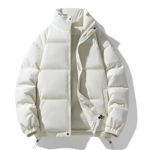 Veste matelassée épaisse à col montant pour homme, fermeture éclair, manteau d'hiver coupe-vent, chaud et décontracté - Product Image 2
