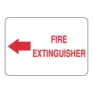 Señal de Extintor de Incendios de PVC Resistente Brady, Impresa con UV, Señal de Advertencia de Seguridad para Interiores/Exteriores - Product Image 3