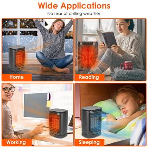 Stufa Elettrica in Ceramica da 1500W con Oscillazione a 90 Gradi, 3 Modalità, Telecomando, Display Digitale, Riscaldamento Ambientale - Product Image 6