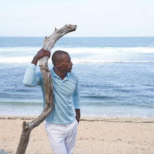 Ultifresh UDF27 Unisex Solid Long Sleeve Casual <b>Shirt</b> Front Custom Logo Button ODM Supply Breathable Quick Dry Woven 160g - Product Image 5