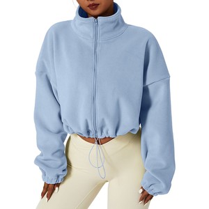 Berunner haute qualité coton sport sweat ample à manches longues sweats à capuche décontractés avec col zippé hiver nouveau Style XS taille - Product Image 2