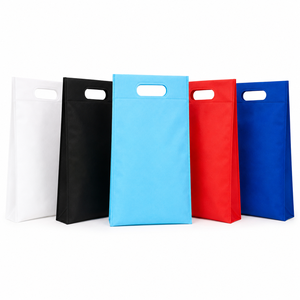 Bolsa de Compras Reutilizable Ecológica de Gran Capacidad, Color Azul Cielo, Tipo D-Cut, de Tela No Tejida, para Venta al por Mayor y Menor - Product Image 6