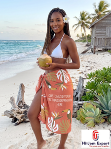 Pareo Hawaiano Polinesio Personalizado de Alta Calidad, Envoltura de Playa, Ropa Tropical para Resort, Proveedor Textil OEM ODM de Marca Privada - Product Image 5