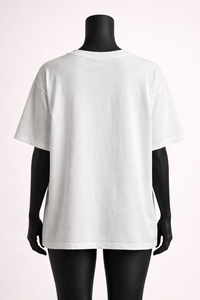 Camiseta Gráfica Oversize de Alta Calidad para Mujer, Estampado de Algodón, Estilo Urbano, Ajuste Holgado, Manga Corta, Casual, Precio Económico, OEM Personalizado - Product Image 3