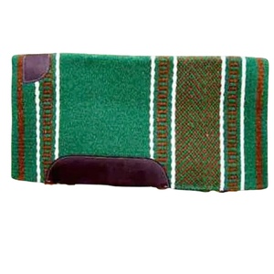 Manta de Lana Premium para Silla de Montar Western 32x34 con Absorción de Impactos y Antideslizante, Envío Gratis - Product Image 1