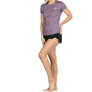 เสื้อยืดผู้หญิงสไตล์ลำลองทันสมัยสำหรับใส่ทุกวัน ทรงปกติ ดีไซน์แฟชั่น  เสื้อยืดผู้หญิงทรงปกติ ลุคสบายๆ เสื้อยืดผู้หญิงความยาวปกติ รับผลิตแบบ OEM - Product Image 3