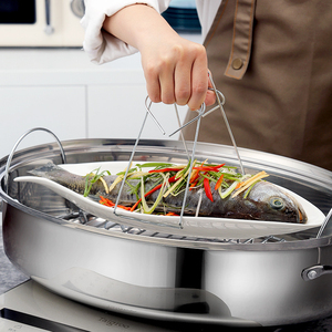 Elegante bandeja para asar para una cocina familiar saludable y deliciosa con un diseño espacioso de acero inoxidable, cómoda de usar - Product Image 5