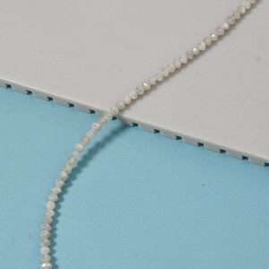 Collier de luxe en diamants blancs naturels de 20 carats, authentiques, taille ronde, gemmes claires extraies de la terre, éclat radieux - Product Image 1