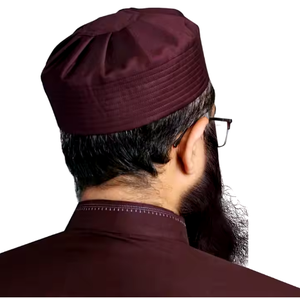 Gorro de Oración Islámico de Terciopelo en Material de Algodón y Poliéster 100% Suave de Primera Calidad y Personalizado - Product Image 3