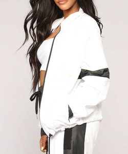 Chaqueta Cortavientos Ligera, Impermeable y Duradera, 100% Nailon, Conjunto Deportivo de 2 Piezas para Mujer, Secado Rápido, Costuras Personalizadas - Product Image 2