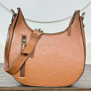 Bolso de Mano de Cuero Vacuno Genuino Hecho a Mano, Diseño Floral, Estilo Bandolera, Moderno, para Mujer, Último Modelo 2026 - Product Image 5
