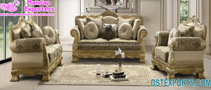 Microprocesseur — ensemble canapé 9 places, finition argentée, Style italien, finition Antique sculptée en argent - Product Image 6