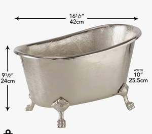 Baignoire sur pieds en aluminium moulé sur mesure, bac à glace de luxe en métal poli, refroidisseur de bouteilles de vin, fournitures de vaisselle pour événements - Product Image 4