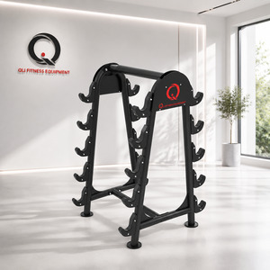 Qli Fitness Equipment QBSR92 Metal Barbell <b>Storage</b> Rack-Durable & Safe Compact Multi-Bar Organizer for Gym <b>Weight</b> Training Bars - Product Image 1