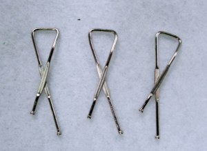 AA0195 Stainless Cross <b>pin</b> for T'shirt | Stainless Steel Crochet Cross <b>Pins</b> Simple Style Durable for <b>Sewing</b> Craft Projects - Product Image 4