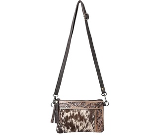 2025 Best Selling Bohemian Winter Crossbody Cowhide Leather Shoulder Bag for Women & Girls-Eco-Friendly Durable - Product Image 1