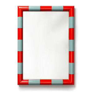 Espejo de pared decorativo rectangular impresionante, hecho a mano, con acabado brillante para diseño de interiores de sala de estar, espejo lacado. - Product Image 3