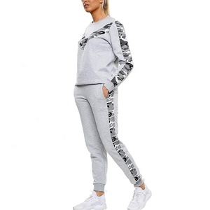 Women's Casual <b>Lounge</b> Wear Side Stripe Track Suit Women's Pullover Full Sleeve Sweat Suit - Product Image 4