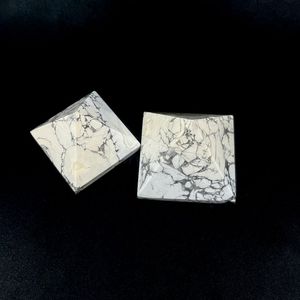 Pyramide en howlite naturelle, cristal poli blanc, pierre de guérison, Reiki, méditation, énergie, Feng Shui, décoration, vente en gros, Chakralume Inde - Product Image 4