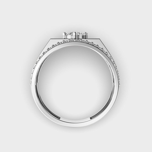 Anillo de Hombre de Plata 925 con Moissanita, Calidad Premium, Brillo Espectacular, Joyería para Boda, Compromiso, Fiesta, Regalo, Estilo Lujoso - Product Image 2