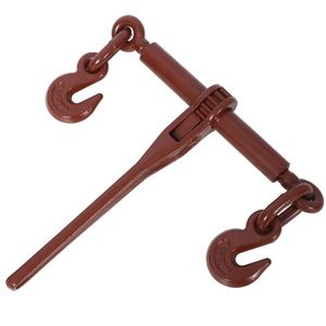 Correas de Amarre de Alta Resistencia de 5/16'' y 3/8'' con Trinquete Rojo, Paquete de 4, con Capacidad de Carga de Trabajo de 5400 lb y Ganchos Ajustables G70 - Product Image 3