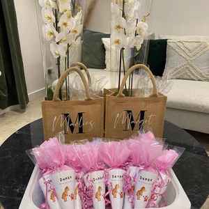 กระเป๋าผ้าปอกระเจาแบบกำหนดเองเป็นมิตรกับสิ่งแวดล้อม พร้อมพิมพ์สีเต็มรูปแบบสำหรับงานการตลาด - Product Image 1